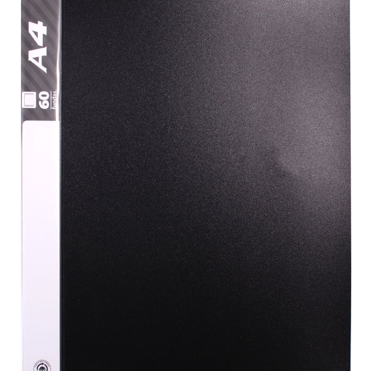 ADIX - CARPETA A4 60 FUNDAS NEGRO