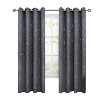 Cortina Blackout 95%, Son 2 Paños De 140x220cm - Gris oscuro