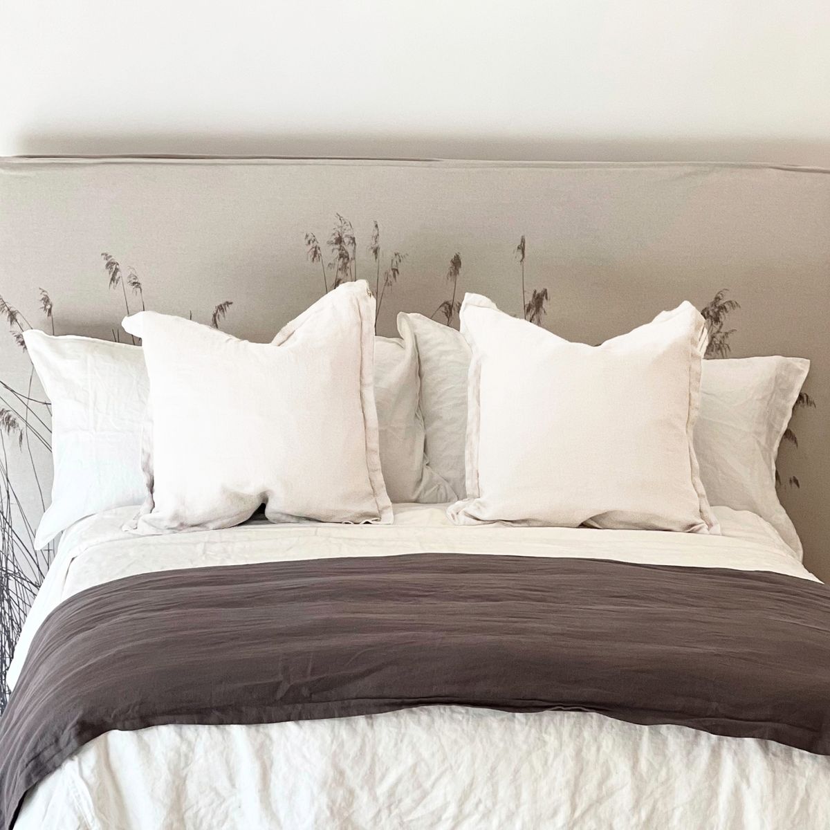 NATURALINO - Cojín Naturalino Ranco 60x55 Blanco