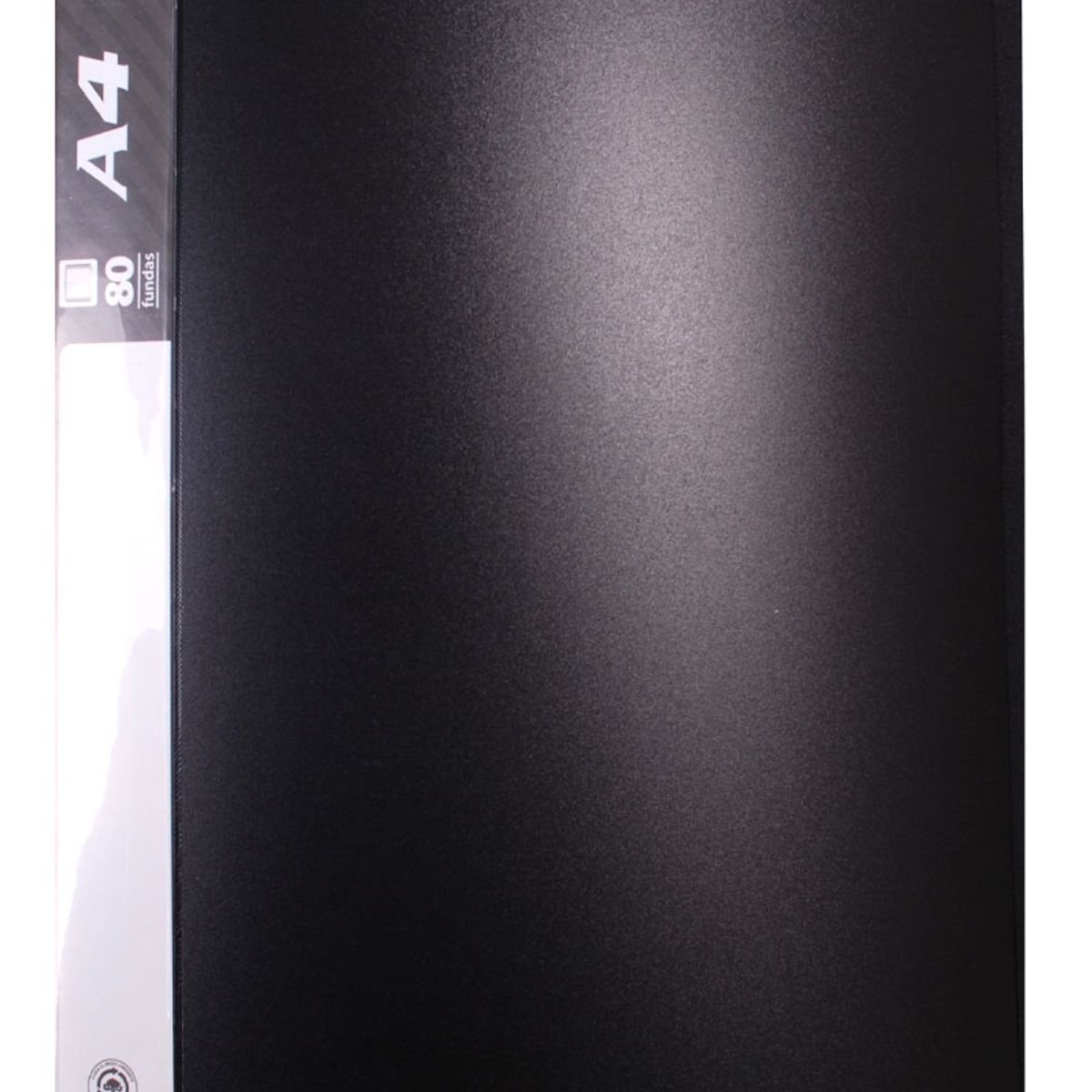 ADIX - CARPETA A4 80 FUNDAS C/ESTUCHE NEGRO