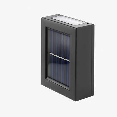 Imagen 2 del producto Pack 4 Focos Muro Aplique Led Solar Jardín Exterior 2 Led