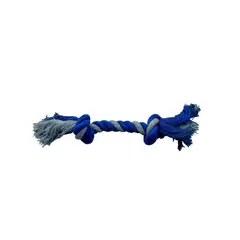GENERICO - Juguete de Cuerda Mordedor para perros 28cm- Azul