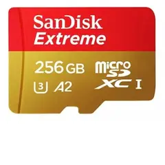 SANDISK - Tarjeta de Memoria Extreme 256gb Ideal Video 4k Dron Y Gopro