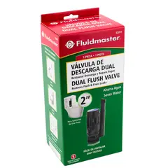 GENERICO - VALVULA DESARGA DUAL FLUIDMASTER PARA ONE-PIECE 2 PULGADA