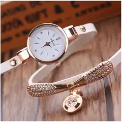 GENERICO - Reloj de lujo Personalizado para Mujeres con Incrustaciones y Pulsera