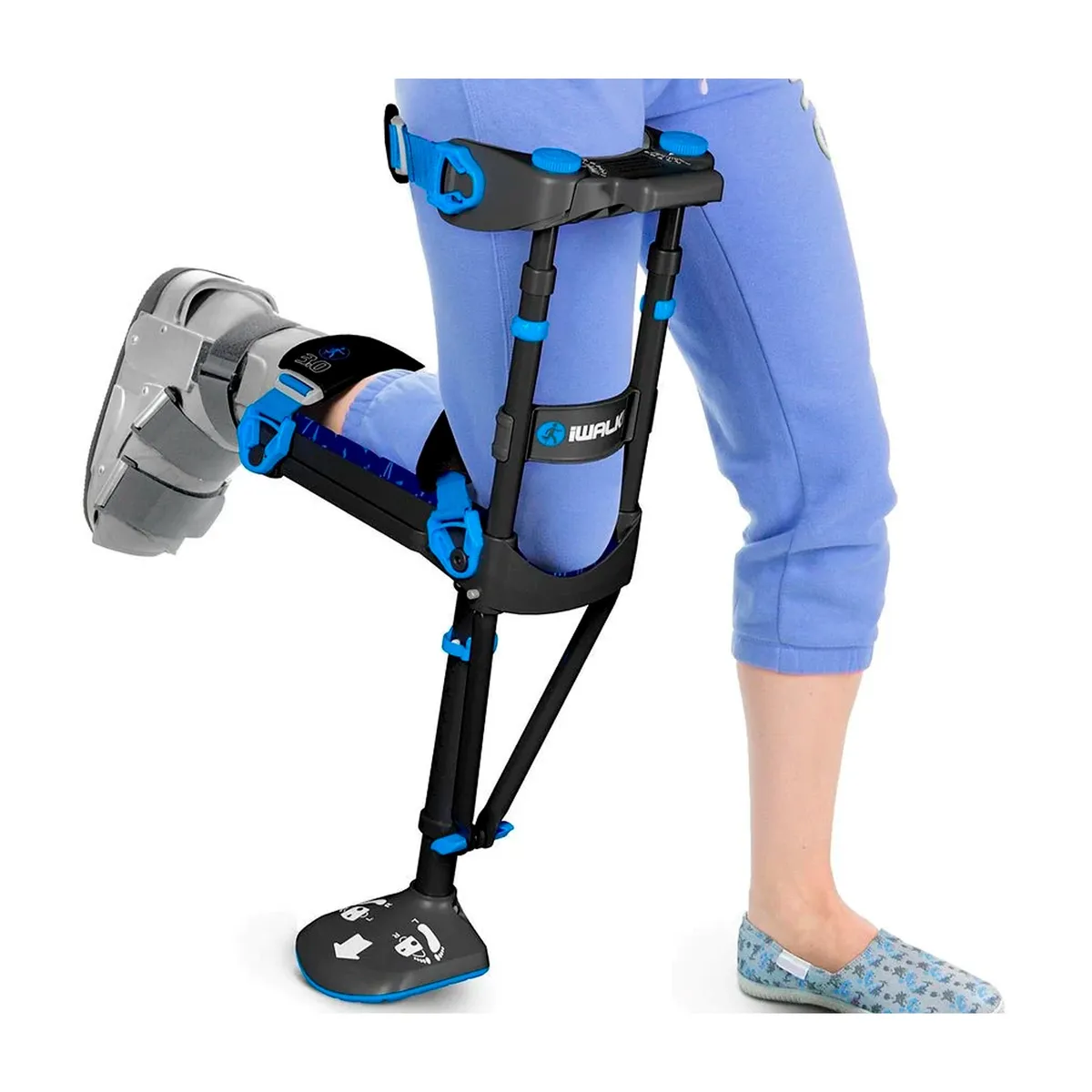 GENERICO - Muleta Ortopédica Iwalk 3.0 Sin manos