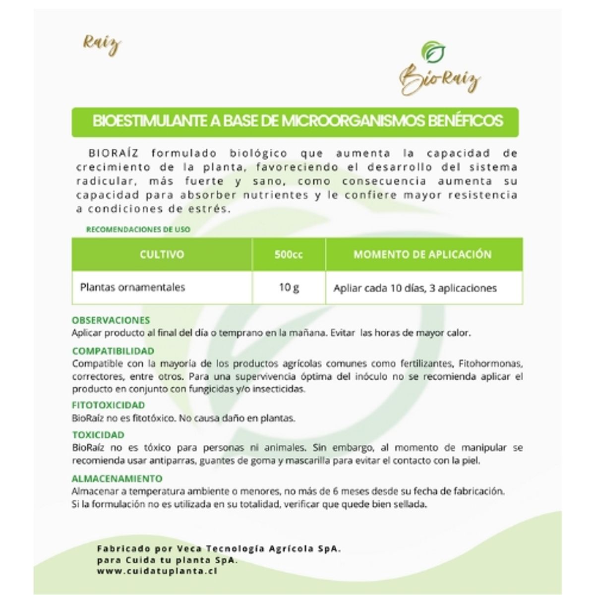 GENERICO - BioRaíz de CidaTu Planta