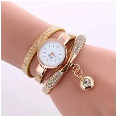 GENERICO - Reloj de lujo Personalizado para Mujeres con Incrustaciones y Pulsera