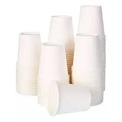 OFERTABKN - Vaso De Papel 250ml Para Bebida Fría Y Caliente 50 Unidades