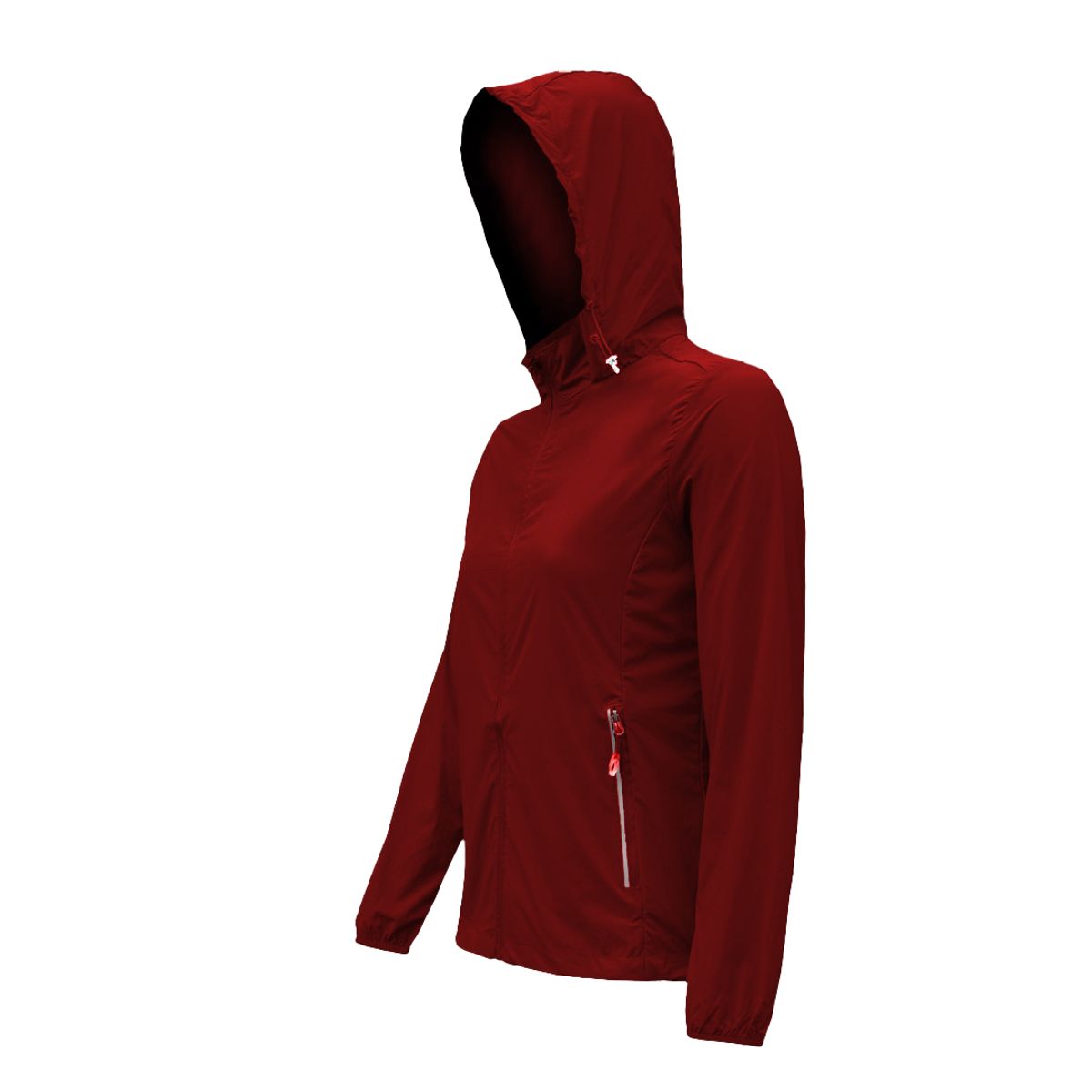 ANDESLAND OUTDOOR APPAREL - Cortaviento Stretch Quick Drying Pale Burdeo Mujer