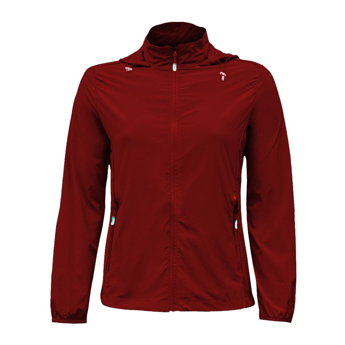 ANDESLAND OUTDOOR APPAREL - Cortaviento Stretch Quick Drying Pale Burdeo Mujer