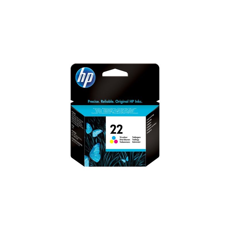 HP - Cartucho de Tinta HP22 165 páginas Tricolor HP