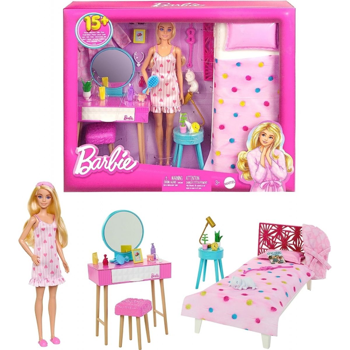 MATTEL - MATTEL HPT55 BARBIE CUARTO DE LOS SUEÑOS