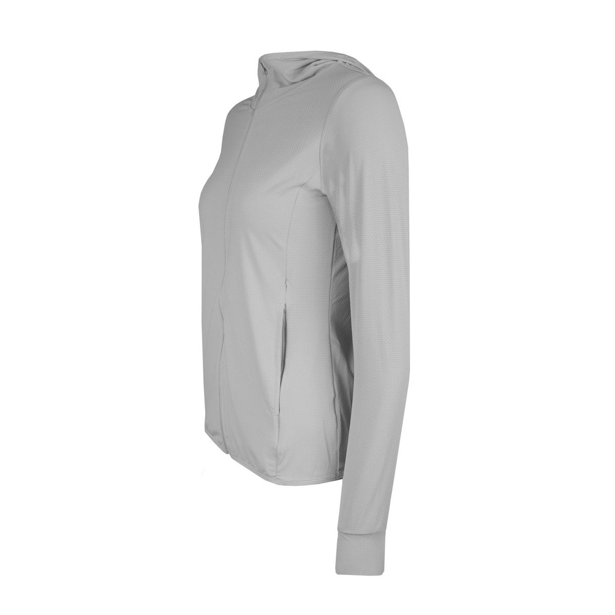 ANDESLAND OUTDOOR APPAREL - Cortaviento Stretch Microperforado Sechurano Gris Mujer
