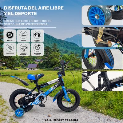 Imagen 2 del producto Bicicleta Infantil Aro 12 Azul