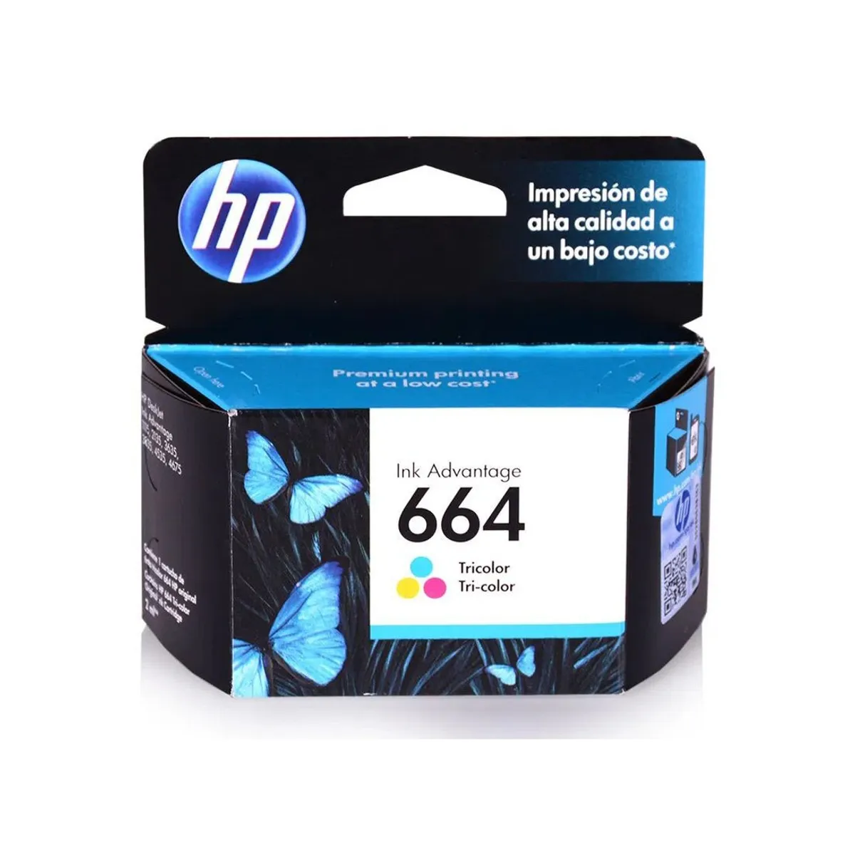 HP - Cartucho de Tinta HP 664 100 páginas Tricolor HP