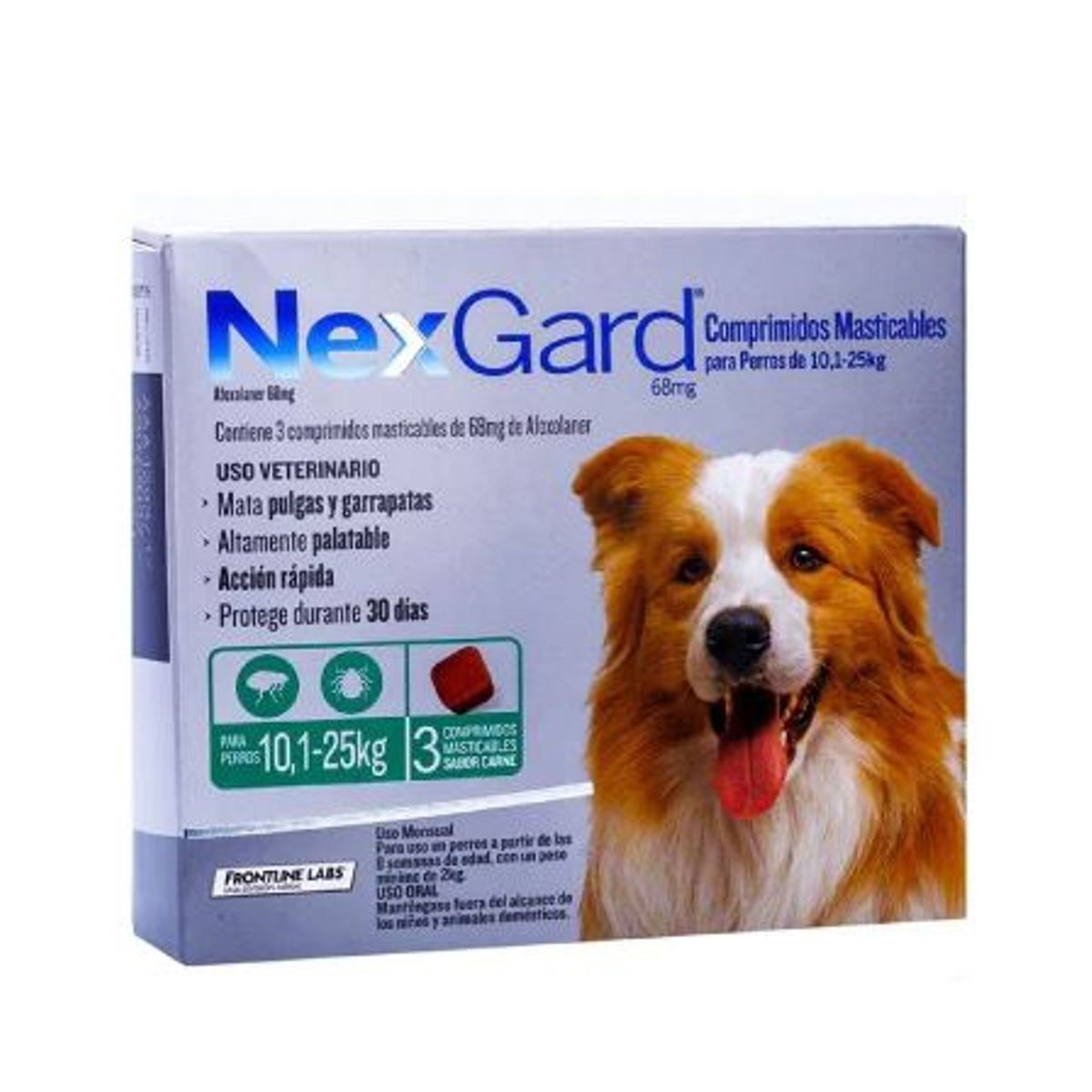 BOEHRINGER INGELHEIM - Nexgard Antiparasitarios 10.1 - 25 kg 3 Comp