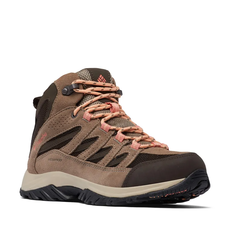 COLUMBIA - Botín Impermeable Crestwood Mid WP Café Mujer COLUMBIA