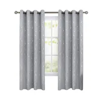 Cortina Blackout 95%, Son 2 Paños De 140x220cm - Gris