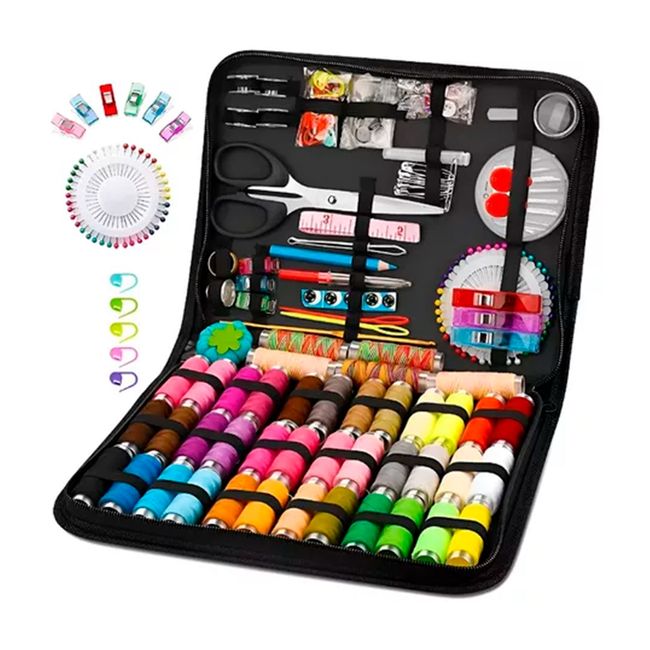GENERICO - Set De Costura Estuche Con 206 Piezas