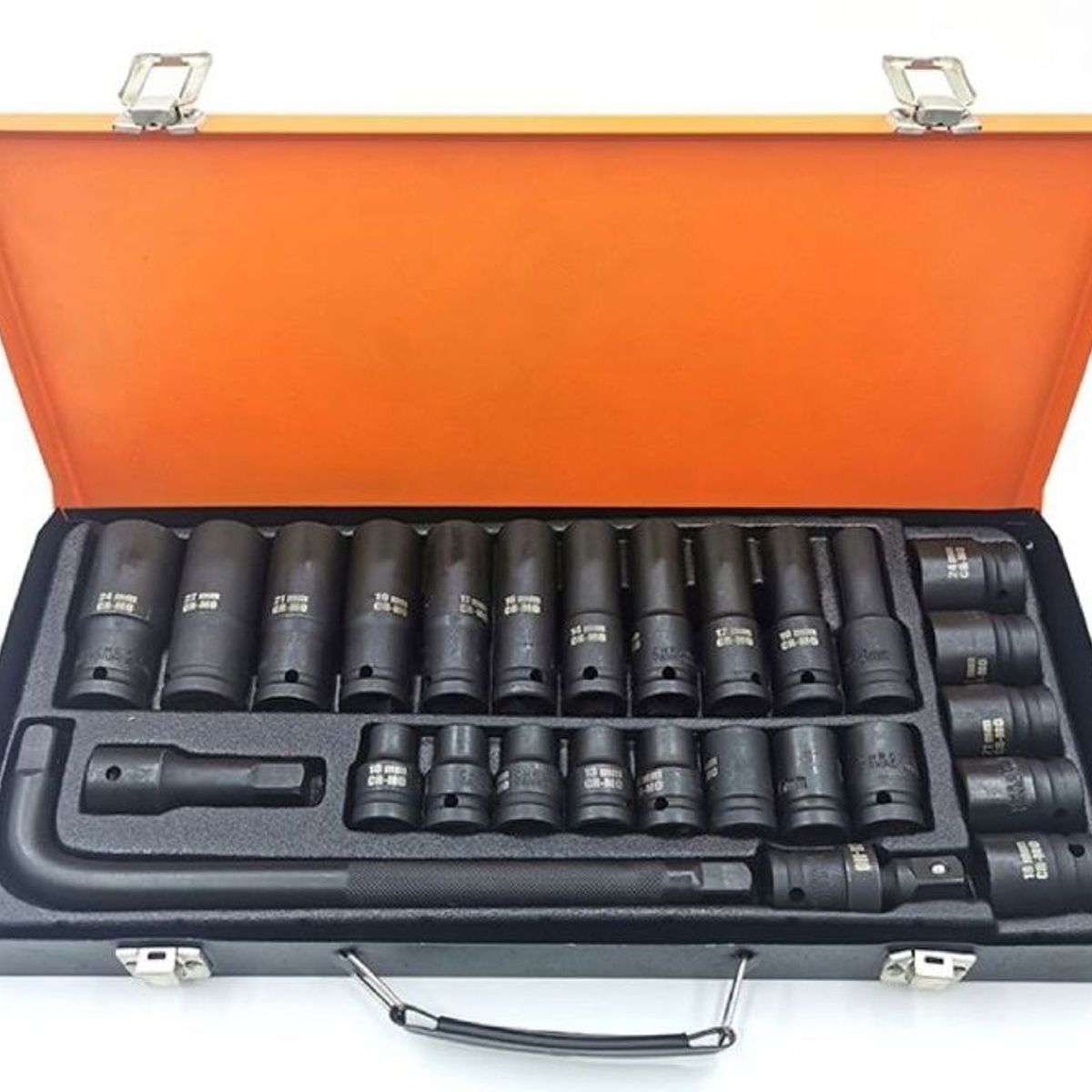 GENERICO - Set Kit Dados De Impacto profesional  ½” 27  Piezas CR-MO