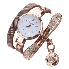 GENERICO - Reloj de lujo Personalizado para Mujeres con Incrustaciones y Pulsera