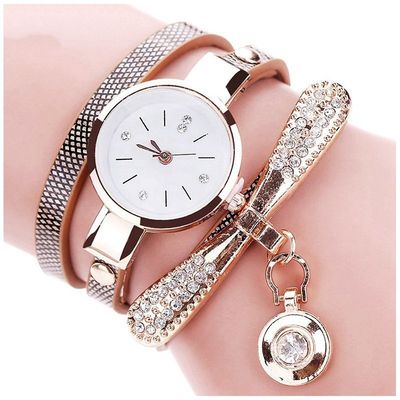 Imagen 2 del producto Reloj de lujo Personalizado para Mujeres con Incrustaciones y Pulsera