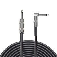 Cable Instrumento Guitarra o Bajo 3 Metros Plug Angulo.