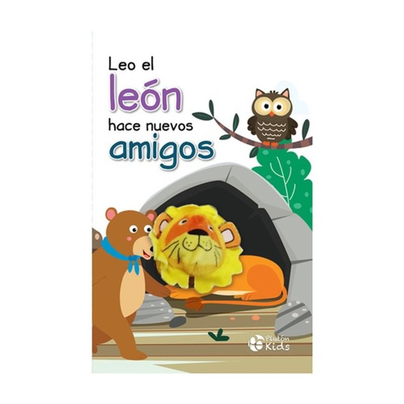 PLUTON - Leo El Leon Hace Nuevos Amigos (Libro Con Titeres)