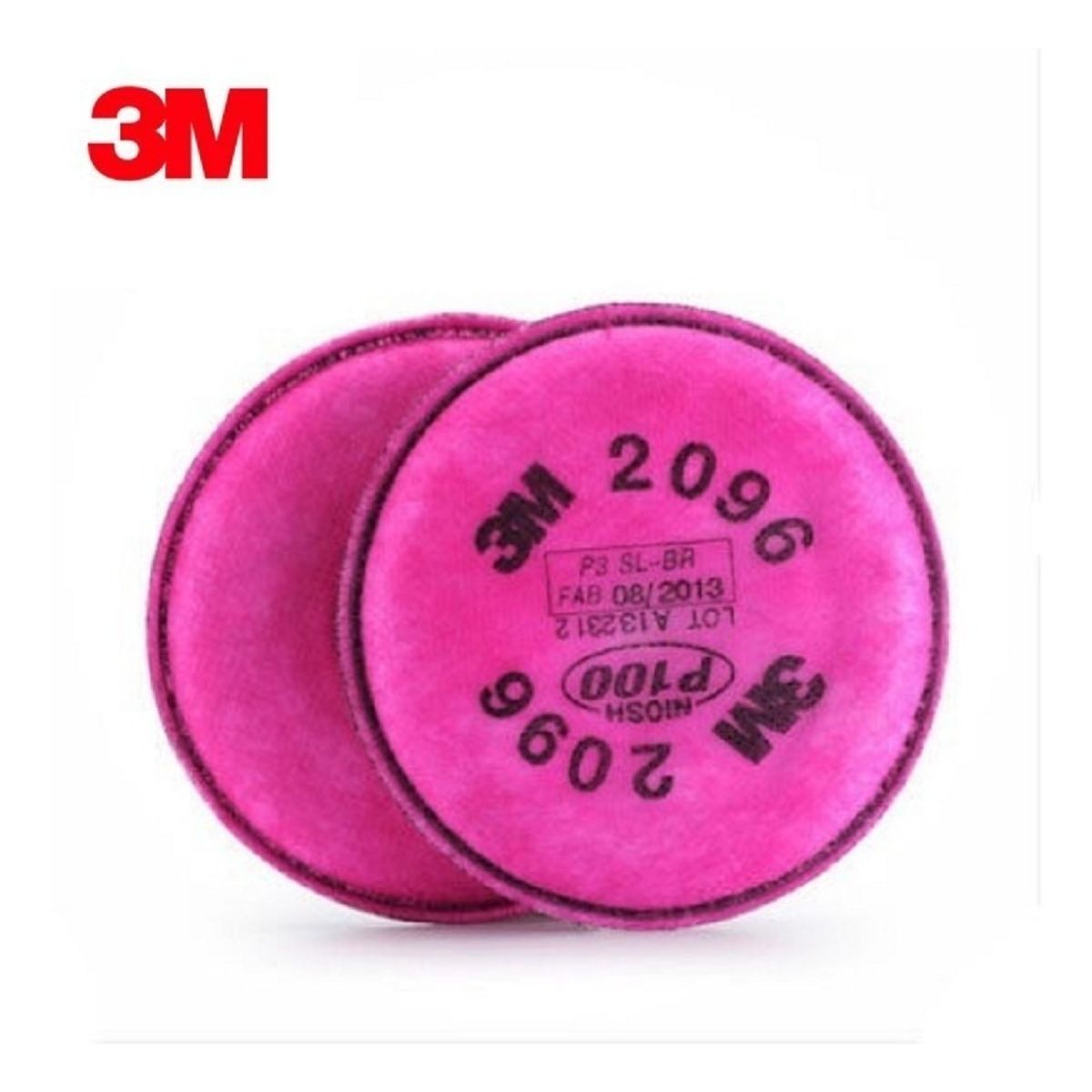 3M - Filtro 3m 2096 P100 / Gases Acidos ( 1 Par )