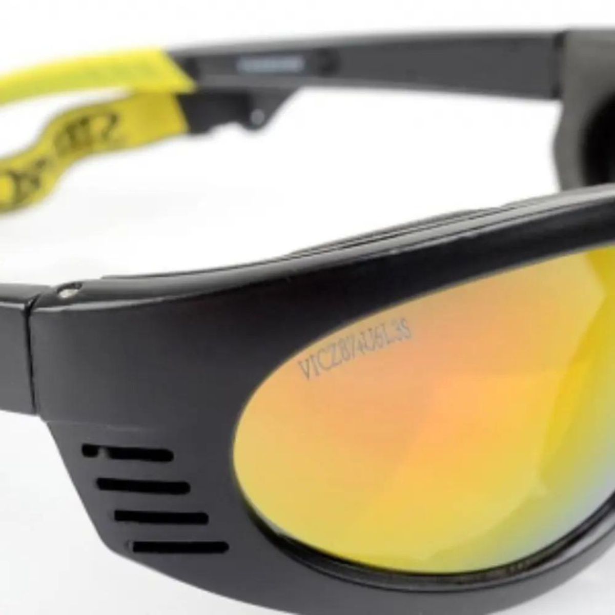 STEELPRO - Lente Steelpro Turbine Gt Gris Marco Negro Revo Rojo