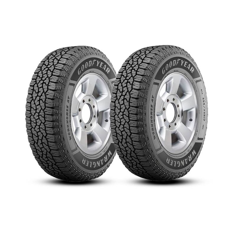 GOODYEAR - SET 2 NEUMÁTICOS 235/70R16 GOODYEAR WRANGLER WORKHORSE AT 109T