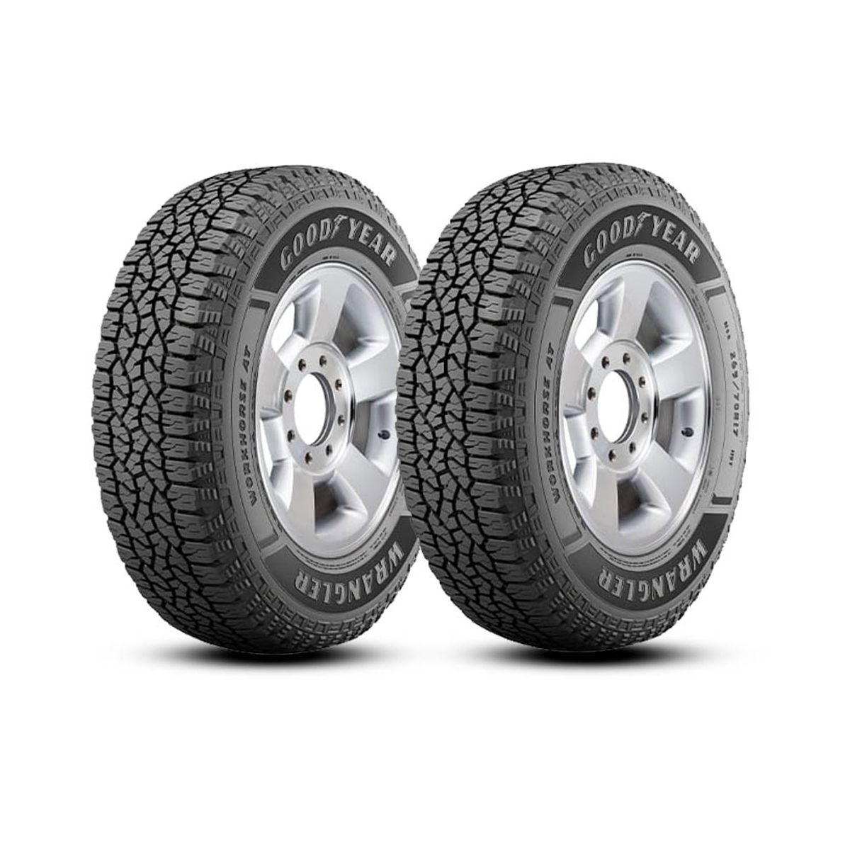 GOODYEAR - SET 2 NEUMÁTICOS 225/70R17 GOODYEAR WRANGLER WORKHORSE AT 108T