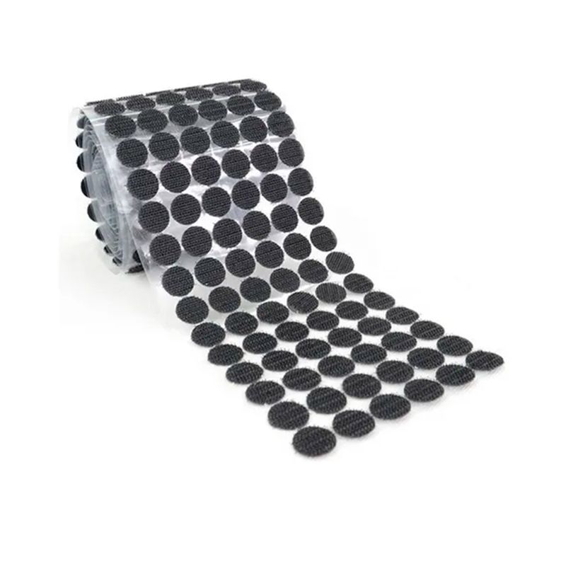 GENERICO - Set 408 Pares Velcro Autoadhesivo De 15 Mm Negro