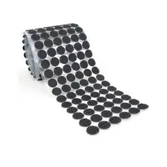 GENERICO - Set 408 Pares Velcro Autoadhesivo De 15 Mm Negro