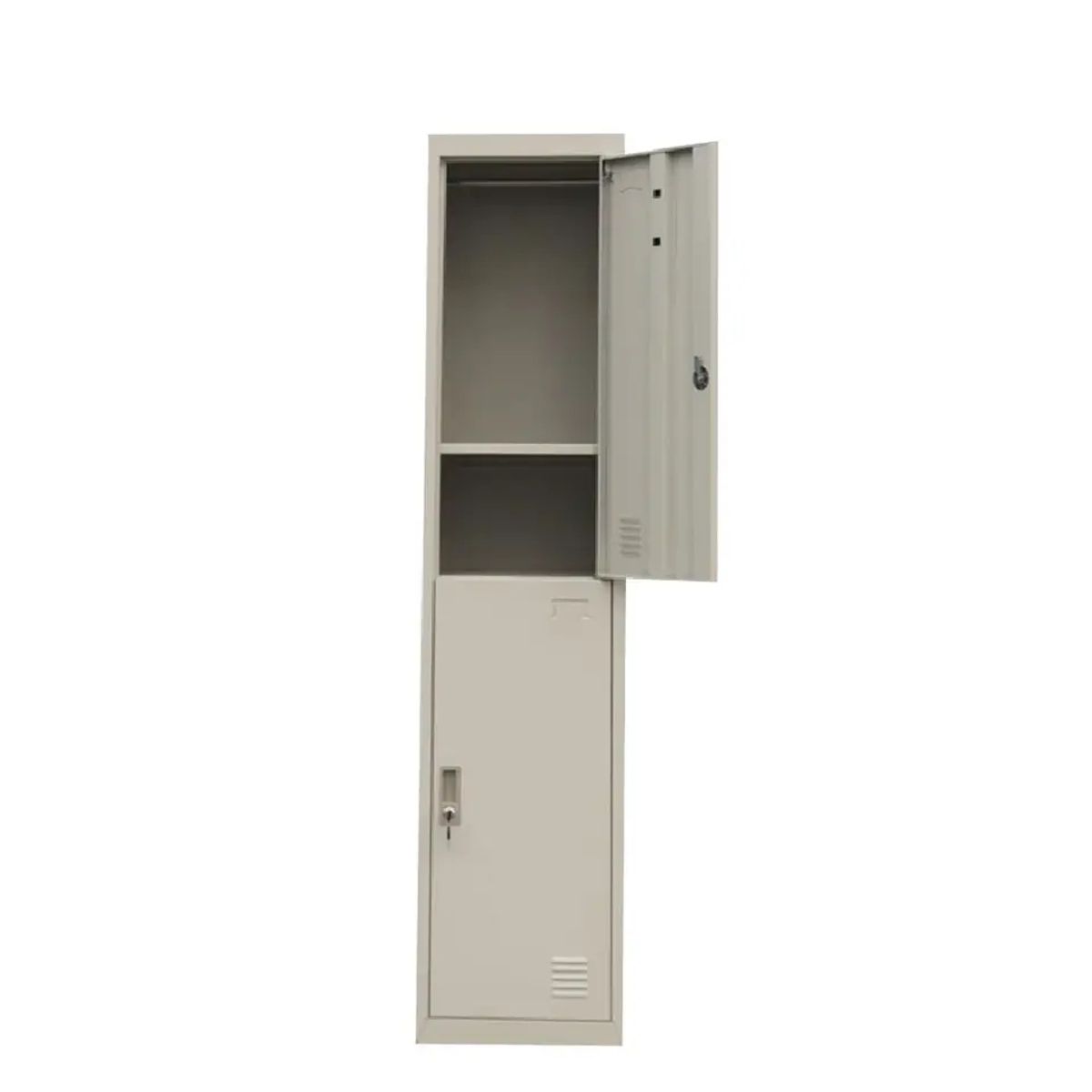TAI PING - Casillero Locker Metálico de 1 Cuerpo / 2 Puertas Gris
