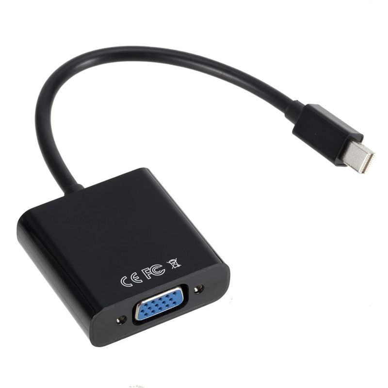GENERICO - Cable Adaptador Thunderbolt Mini Displayport A Vga Para Mac