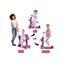 GENERICO - Scooter para niños con luces LED