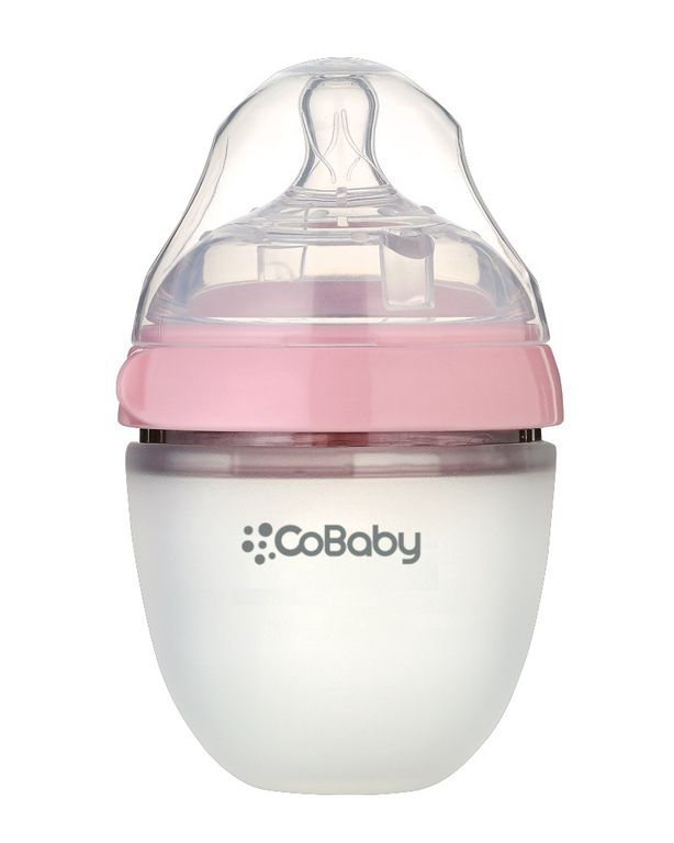MAMADERA SILICONA FLEXIBLE 150ml ROSA