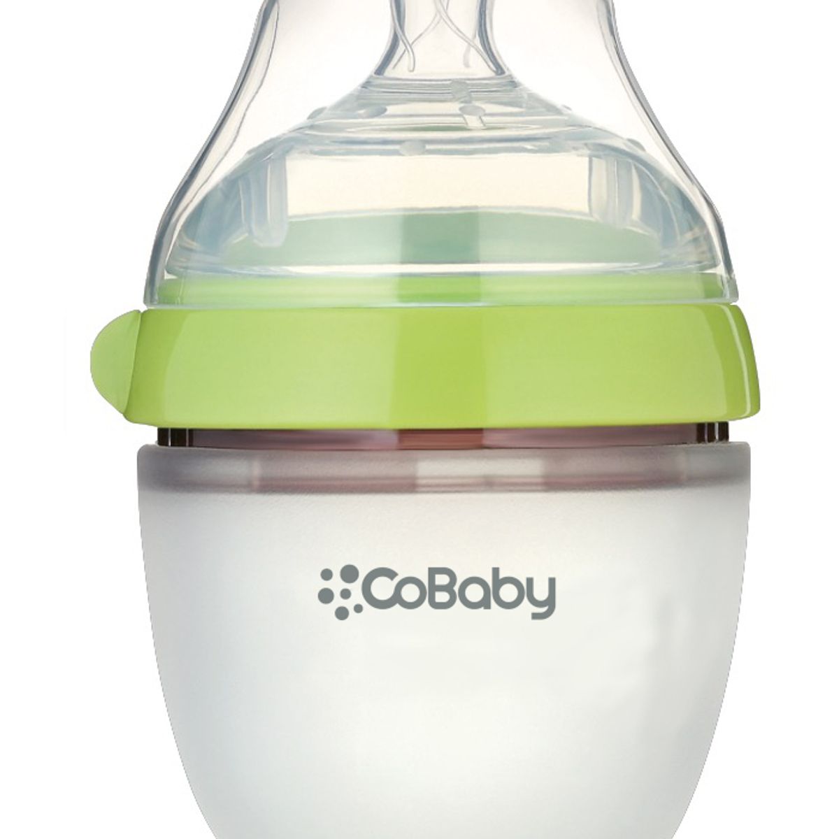 COBABY - MAMADERA SILICONA FLEXIBLE COBABY 150ml VERDE