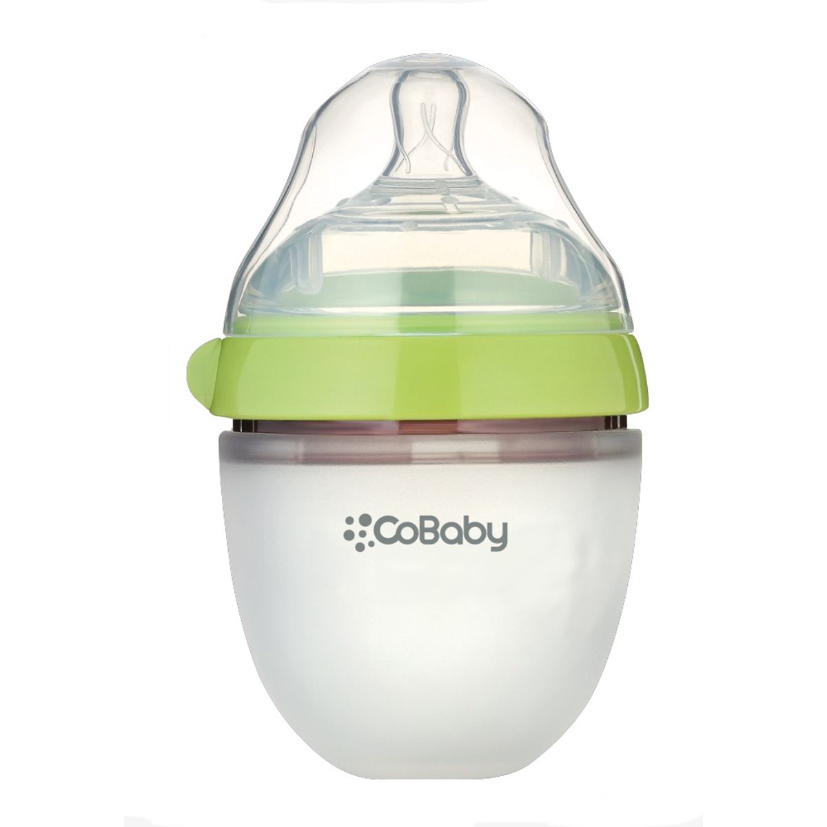 COBABY - MAMADERA SILICONA FLEXIBLE COBABY 150ml VERDE