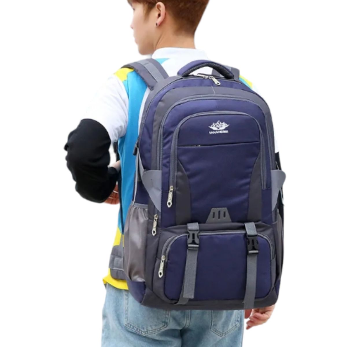 GENERICO - Mochila Bolso Para Trekkimg Camping Caza Uso Diario De 55L