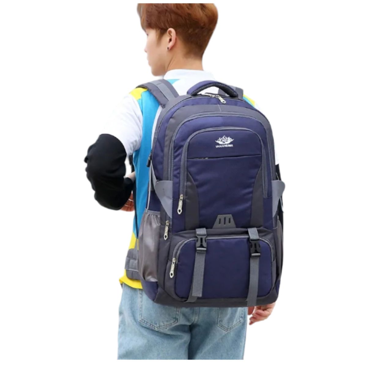 GENERICO - Mochila Bolso Para Trekkimg Camping Caza Uso Diario De 55L