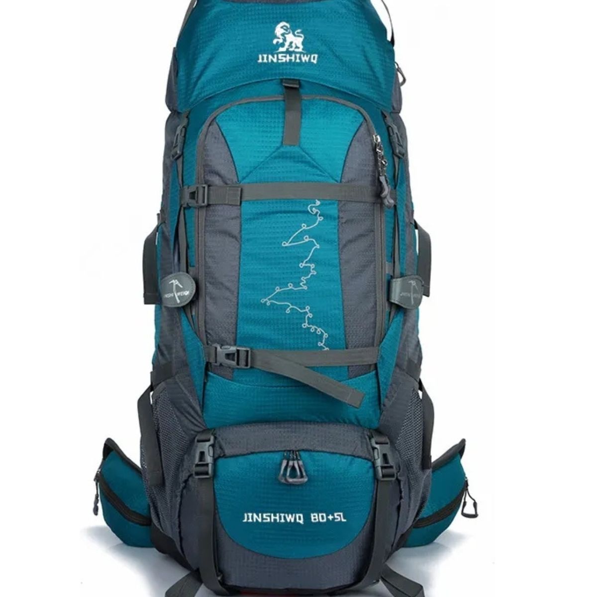 GENERICO - Mochila Impermeable Grande Para Camping Trekking Viajes De 85L