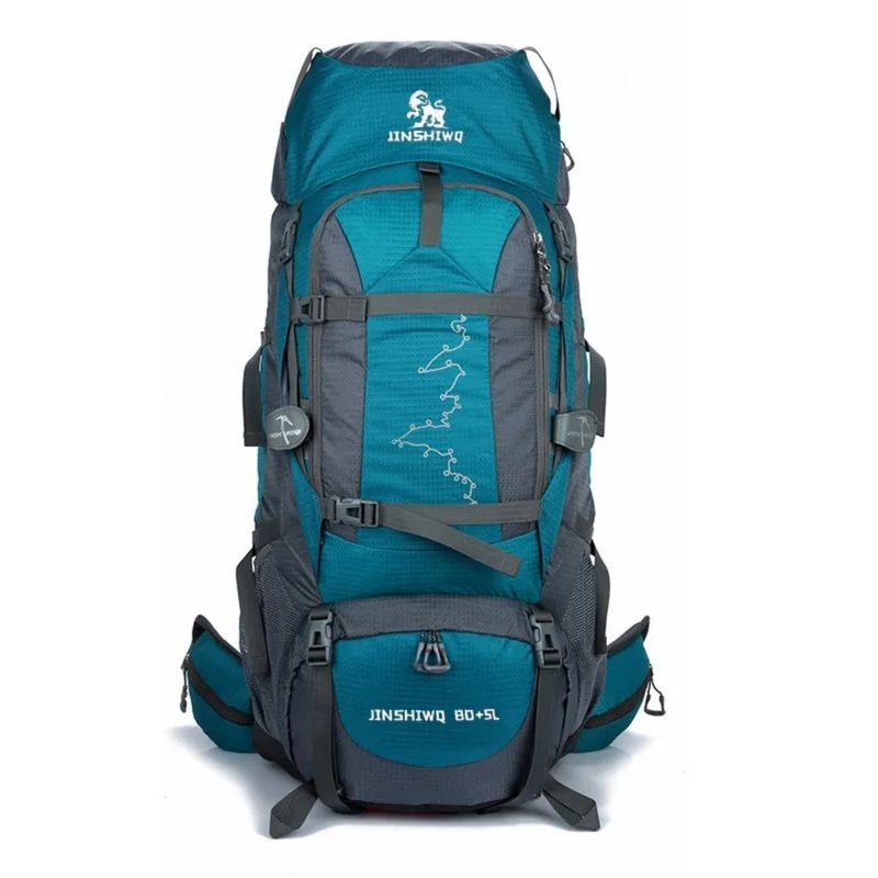 GENERICO - Mochila Impermeable Grande Para Camping Trekking Viajes De 85L