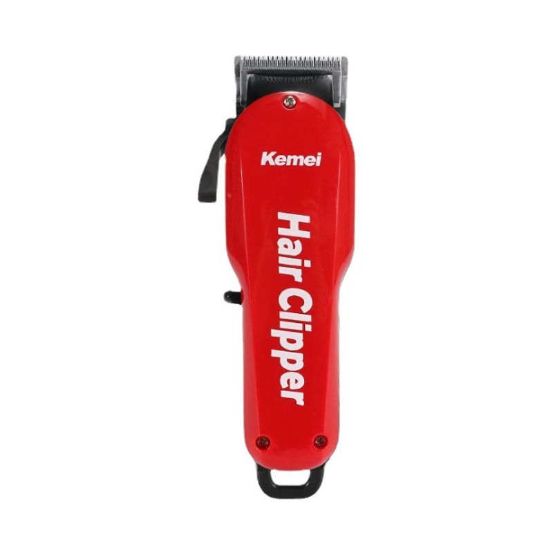 VATYERTY - Kemei-cortadora de pelo KM-706z con cabezal de aceite Rojo