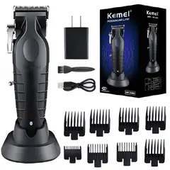 VATYERTY - Kemei-cortadora de pelo profesional km-2296 Negro