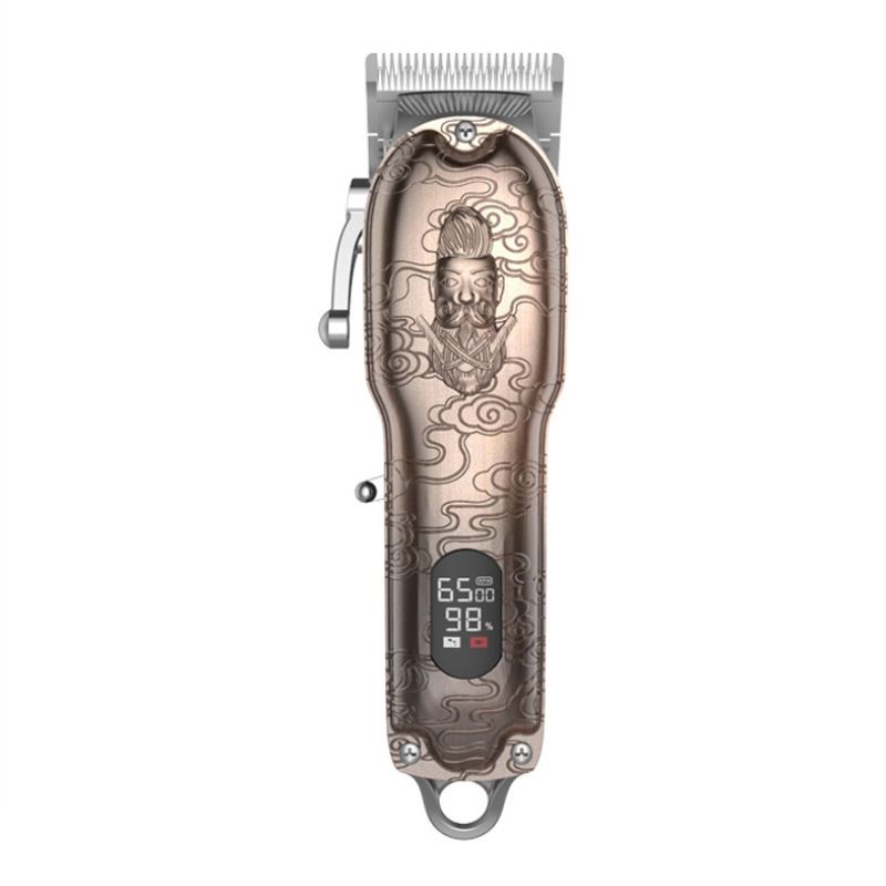 VATYERTY - Kemei-cortadora de pelo profesional de Metal KM-3705 Dorado