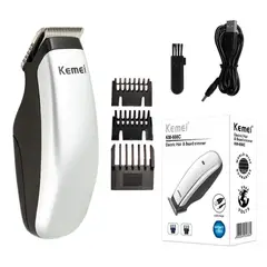 VATYERTY - Kemei-Mini cortadora de pelo profesional KM-666 Plateado