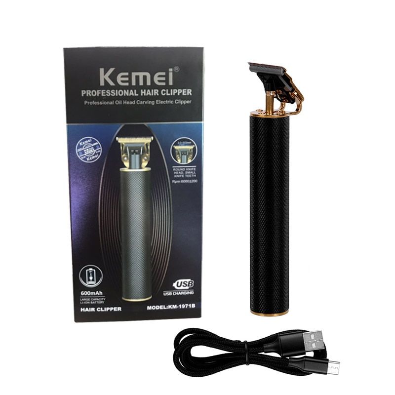 VATYERTY - Kemei -Máquina cortadora de pelo KM-1971B Negro